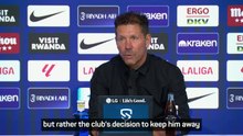 Simeone defends Alvarez after Atletico fans jeer star striker