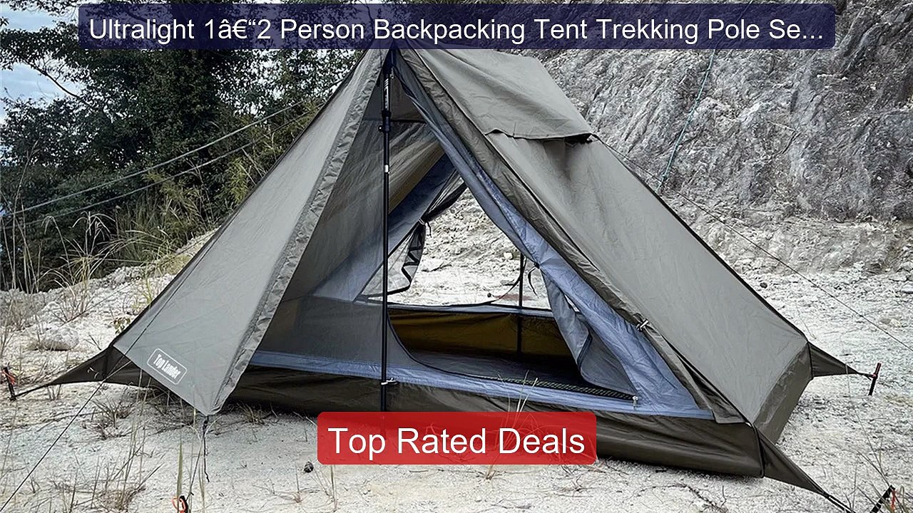 Ultralight 1â€“2 Person Backpacking Tent Trekki...