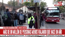 Alarmante caída: cada vez menos gente viaja en colectivo