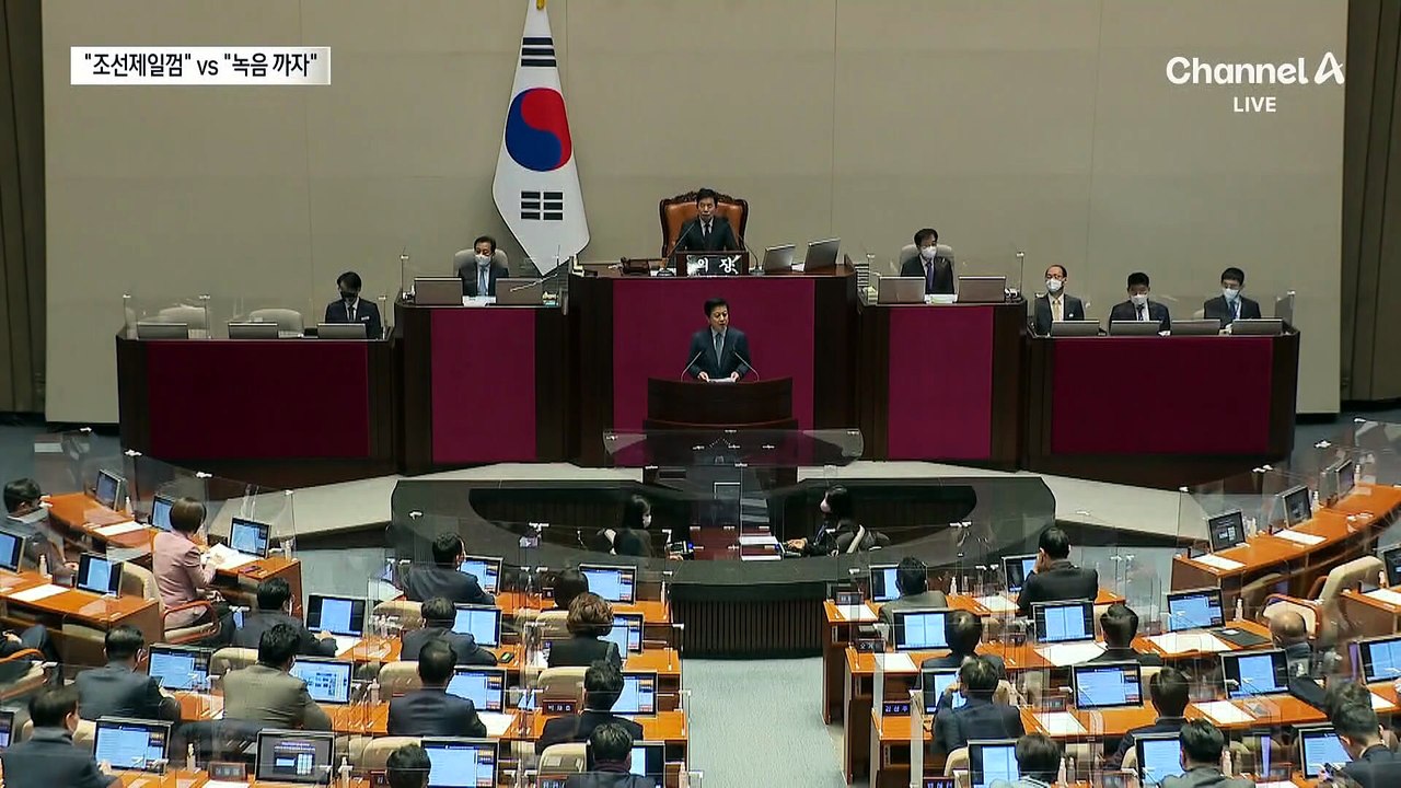 “조선제일껌” 맹공에…한동훈 “돈봉투 녹음 듣자”