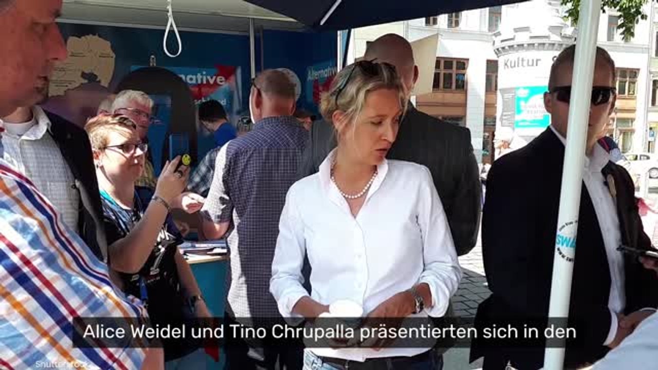 No Glomex Alice Weidel und Tino Chrupalla in Sommerinterviews: AfD-Chefin ätzt gegen 'Flachzangen'-Regierung und kassiert 'Mimosen'-Konter