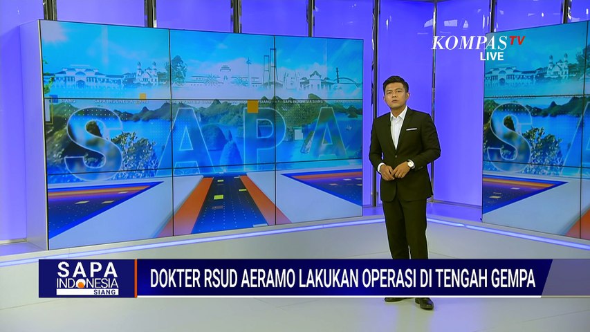 RSUD Aeramo Gelar Operasi di Tengah Gempa Susulan di NTT | SAPA SIANG
