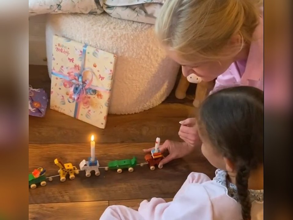 So süß feiert Patrice Aminati den vierten Geburtstag ihrer Tochter