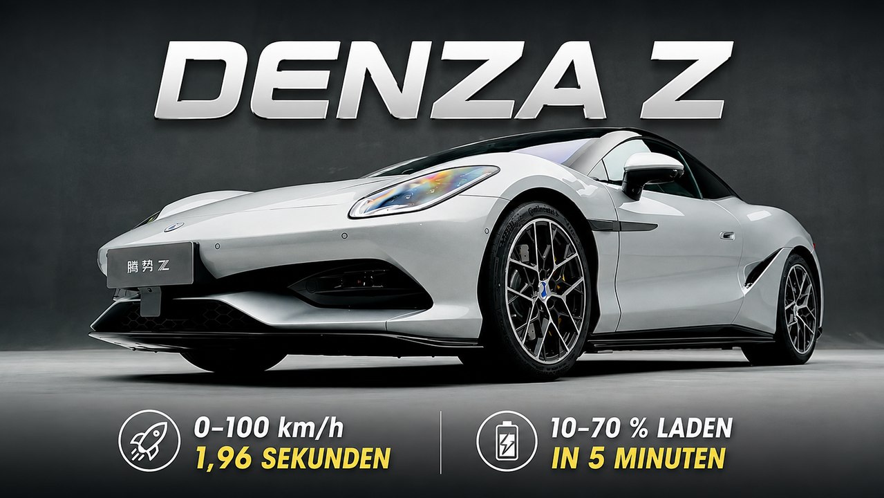 Denza Z: Unter 2 Sekunden auf 100 km/h mit 1.604 PS