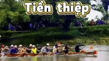 thuyền đua tập luyện cho mùa đua lệ thủy