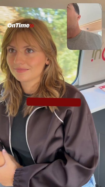 On a rencontré Marine Delplace dans le train, direction le Festival du film d’Angoulême ! Elle est membre du jury ! 🤌🏻🎥