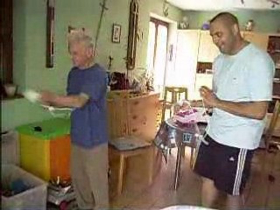 Pepe joue a la wii
