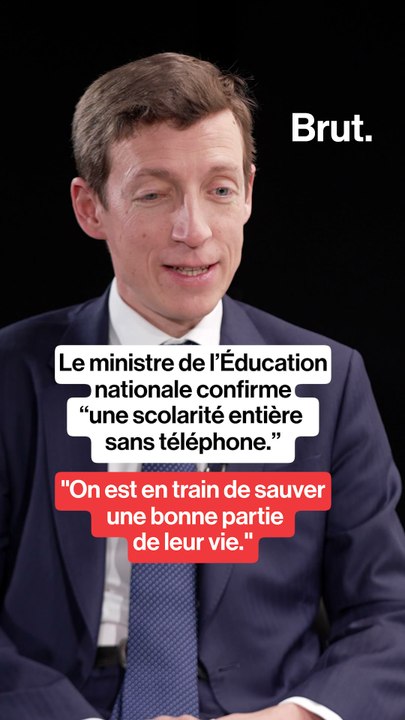 Édouard Geffray, ministre de l’Éducation nationale, répond à vos questions et à celles de Rémy Buisine sur Brut., à l’occasion de la rentrée scolaire. Une interview à voir en intégralité sur notre chaîne YouTube.