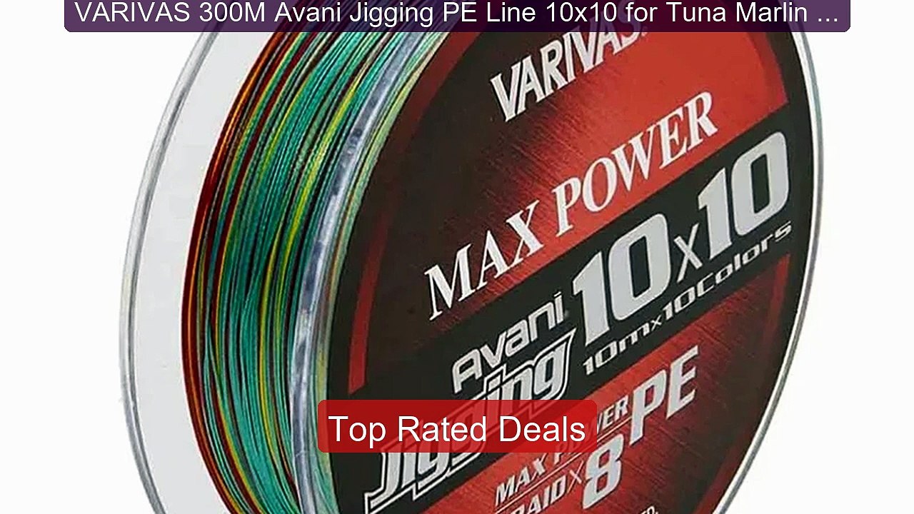 VARIVAS 300M Avani Jigging PE Line 10x10 for Tuna Marlin Sn