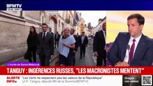Sur les ingérences russes, "les macronistes mentent", estime Jean-Philippe Tanguy, député RN