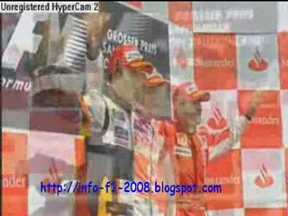 hockenheim 2008 f1 podium