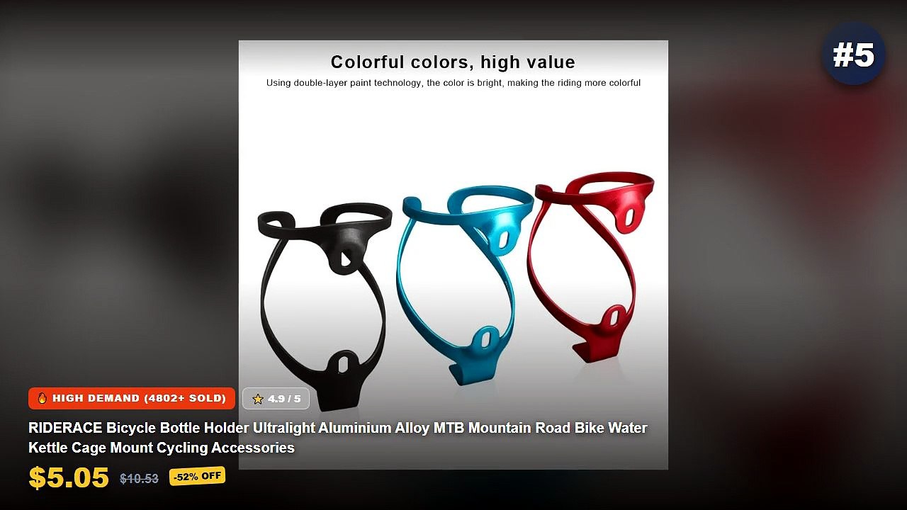 Best Top 5 Bike Water Bottle Cages And Holders...
