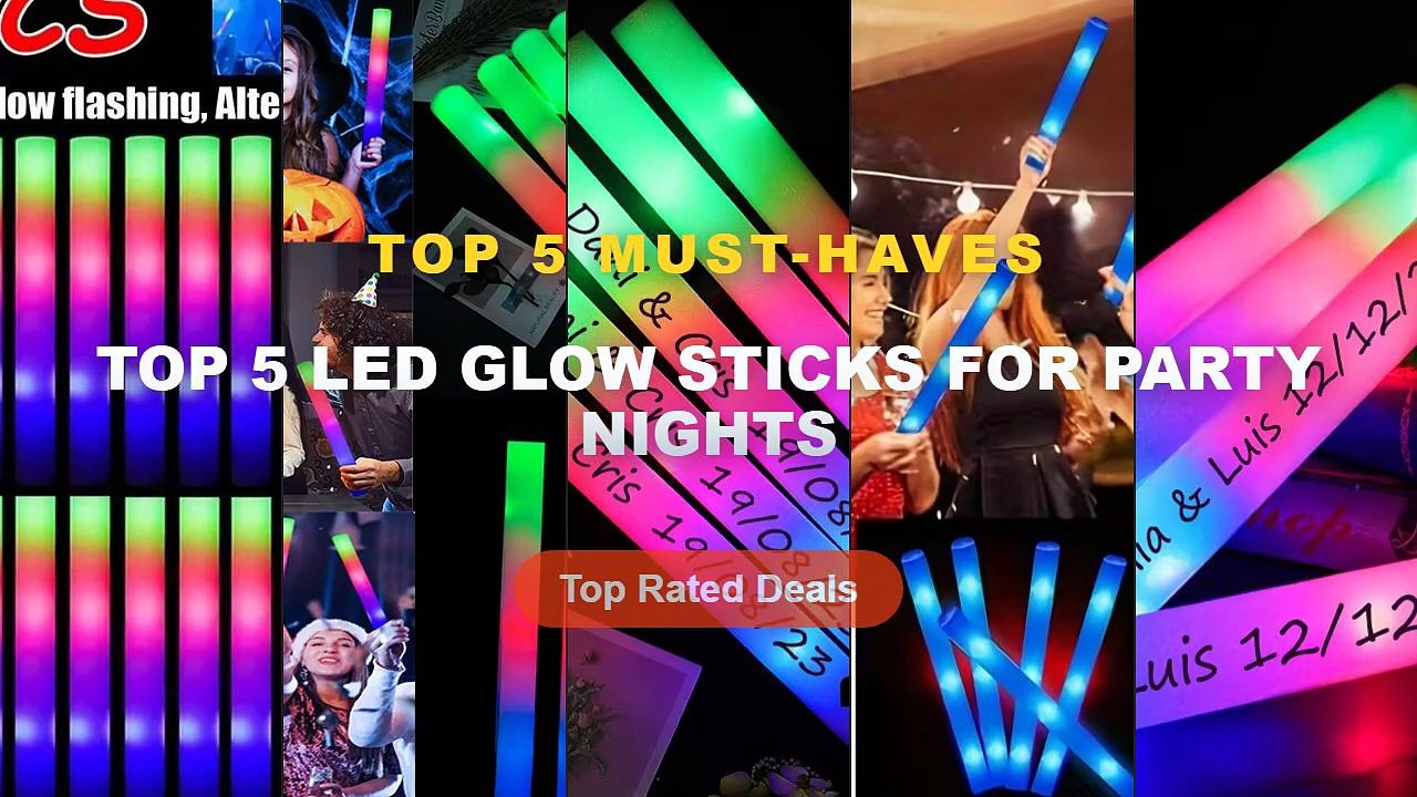 Amazing Top 5 LED Glow Sticks For Party Nights...