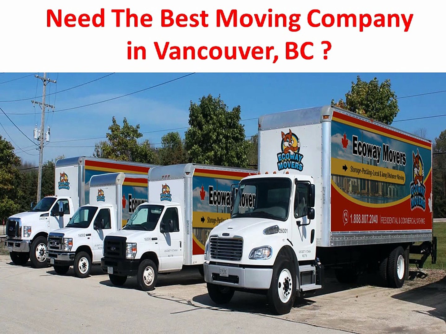 ⁣Ecoway Movers : Affordable Moving Company in Vancouver You Can Actually Trust