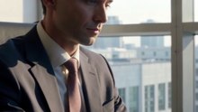 Businessman Working in Modern Office