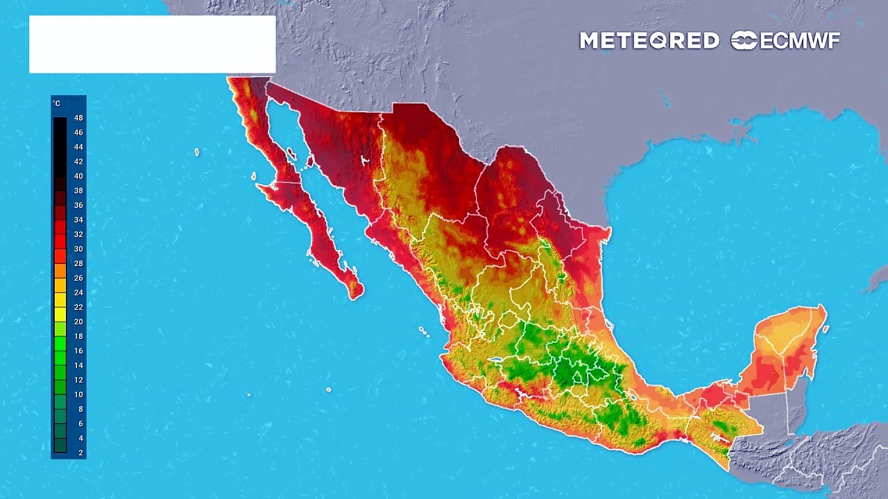 Martes con calor de 40 °C o más y tormentas dispersas
