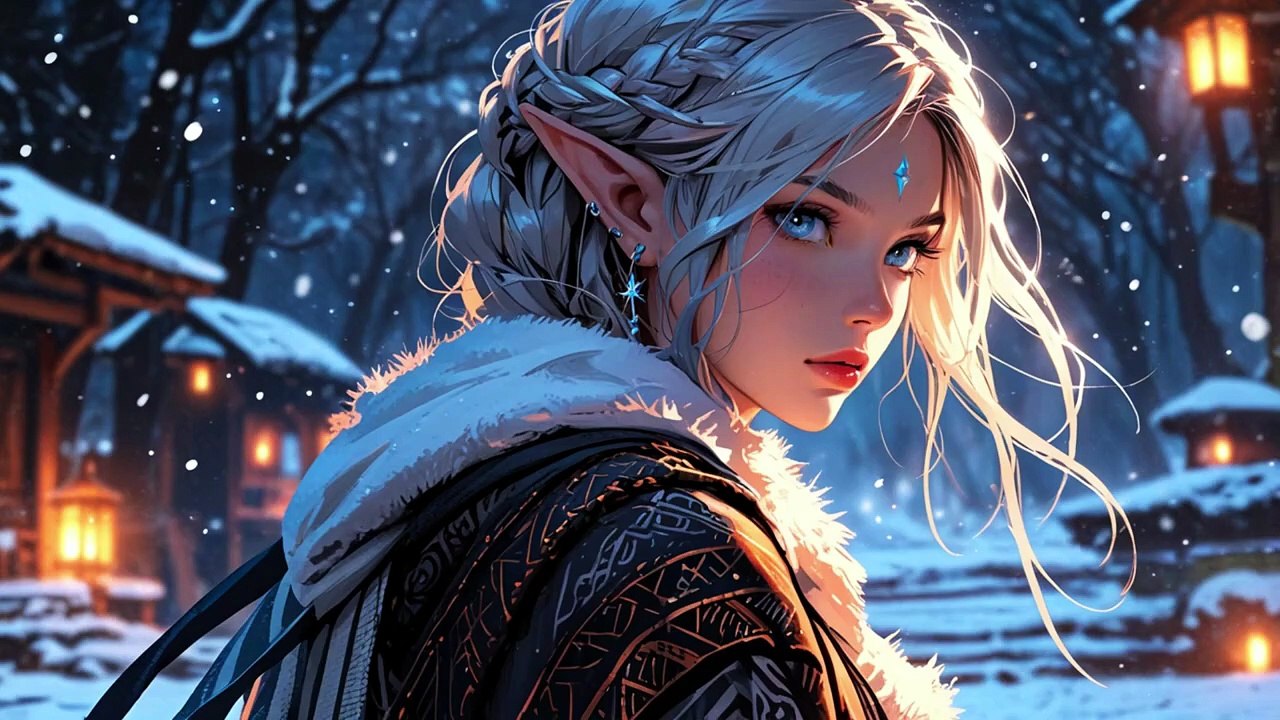 A relaxing winter day, a simple and relaxing mu...
