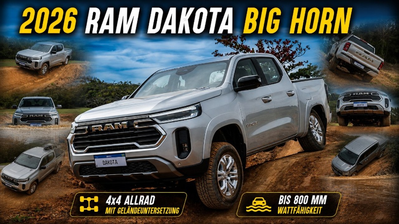 2026 Ram Dakota Big Horn: Verschränkung und Bodenfreiheit im Check