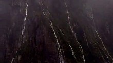 Nature Relaxation: Majestic Waterfalls & Dark Ocean Waves 4K