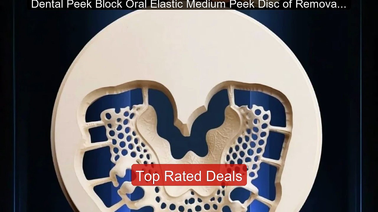 Dental Peek Block Oral Elastic Medium Peek Disc...