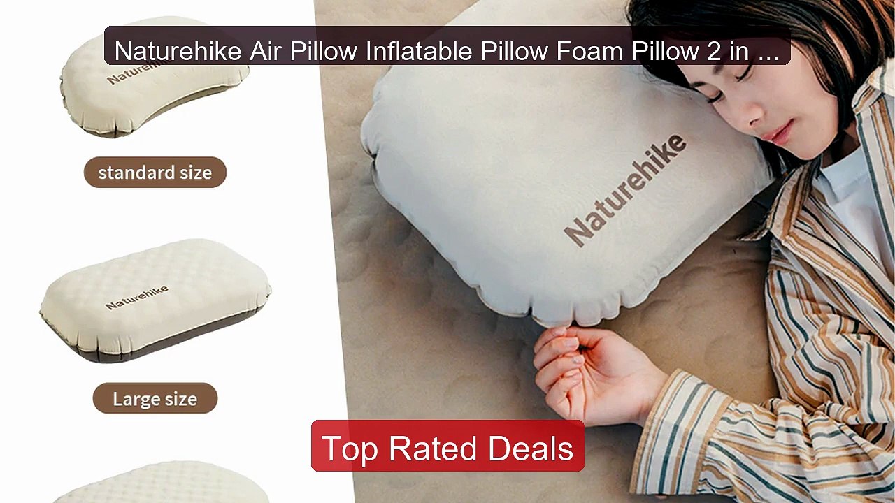 Naturehike Air Pillow Inflatable Pillow Foam Pi...
