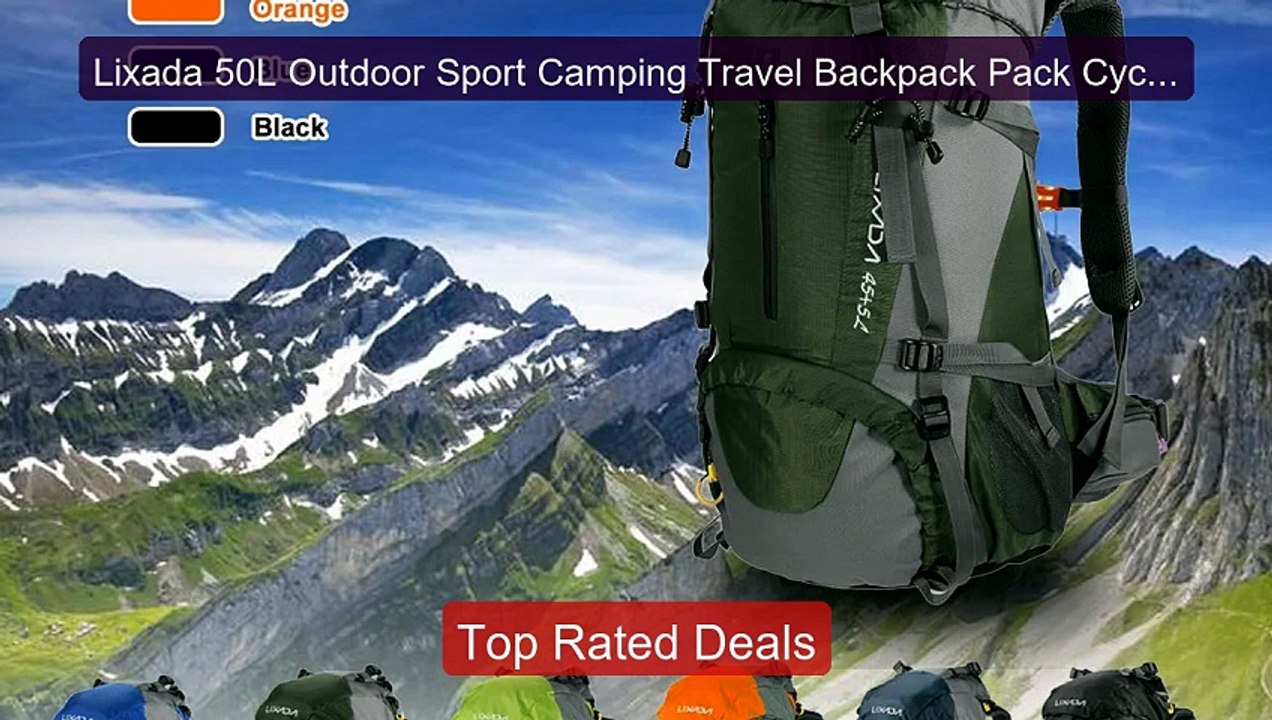 Lixada 50L Outdoor Sport Camping Travel Backpac...