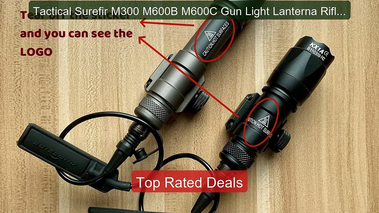 Tactical Surefir M300 M600B M600C Gun Light Lan...