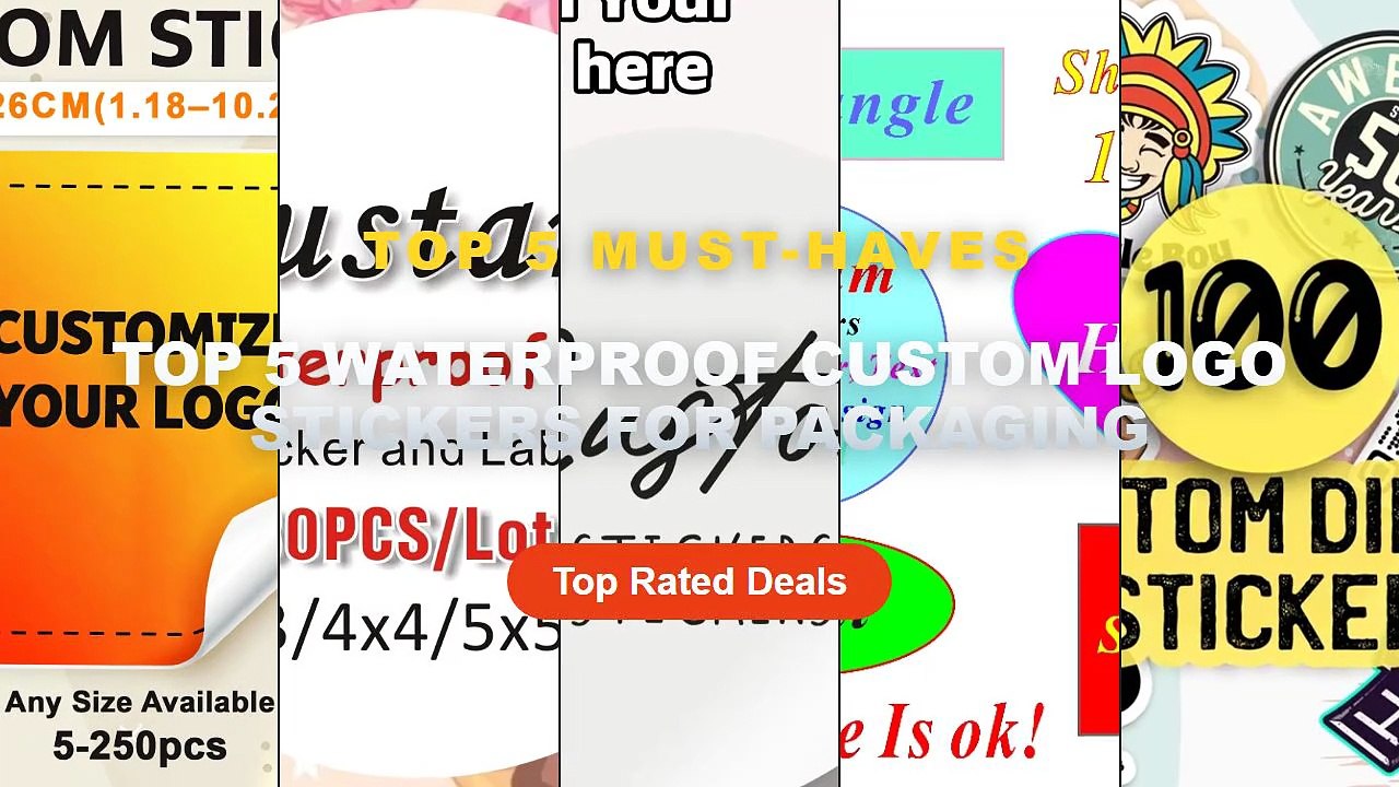 Best Top 5 Waterproof Custom Logo Stickers For...