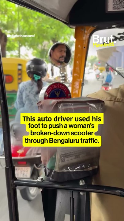 Bengaluru Auto Driver Helps Woman Stranded After Scooter Breaks Down