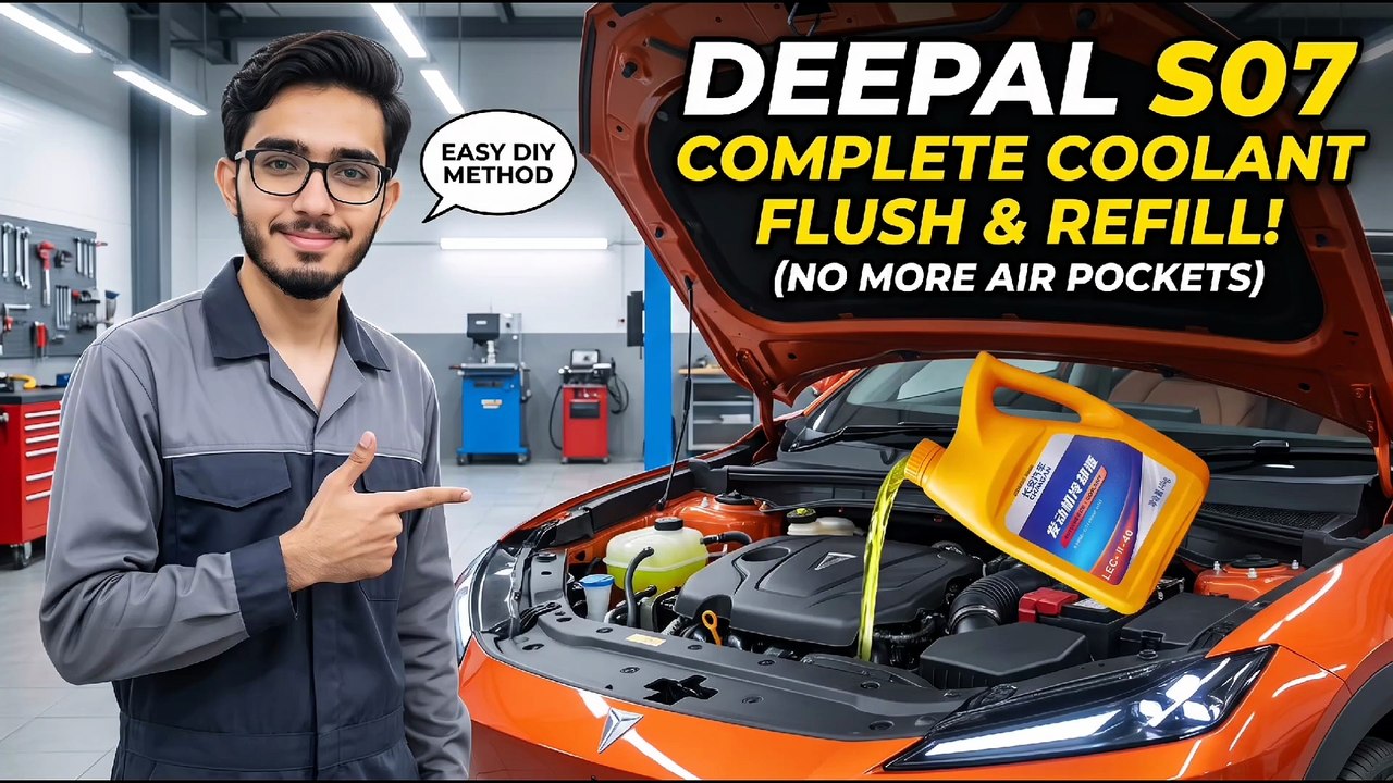 How to Change Deepal S07 Coolant & Remove Air