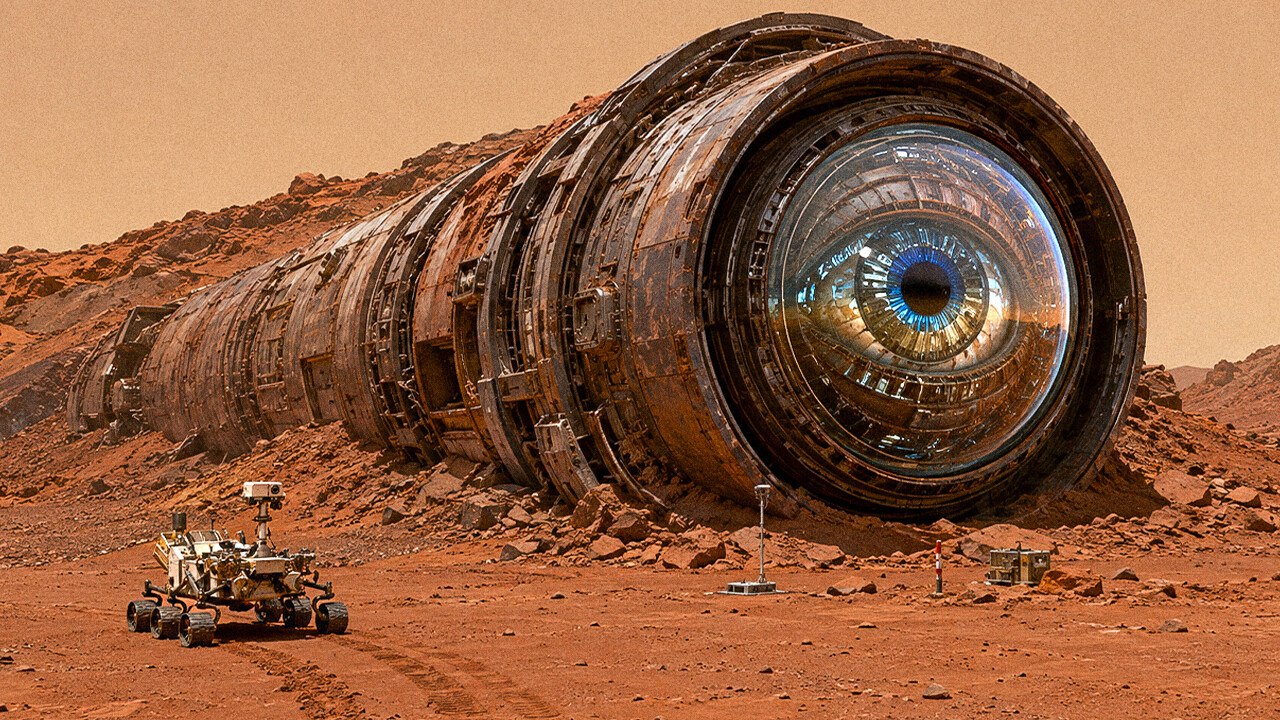 Une mystérieuse structure sur Mars : un secret de la planète rouge?