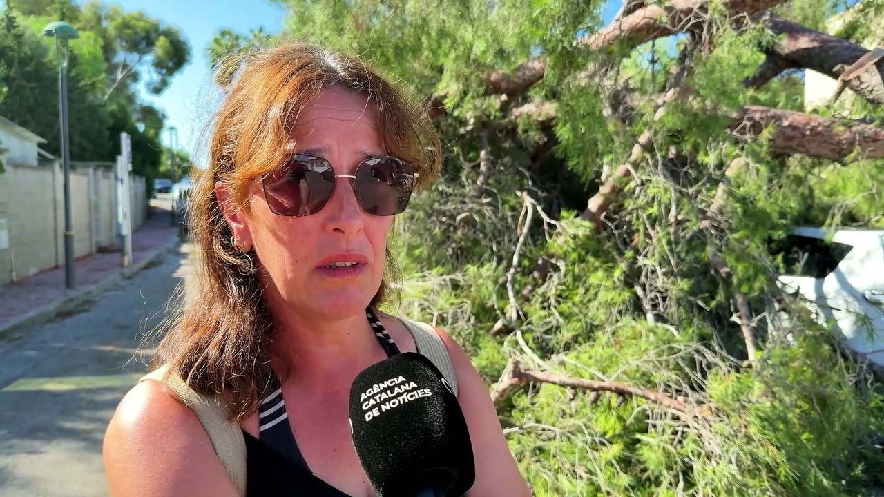Campistas afectados por el temporal de Tarragona: "Fue como el apocalipsis"
