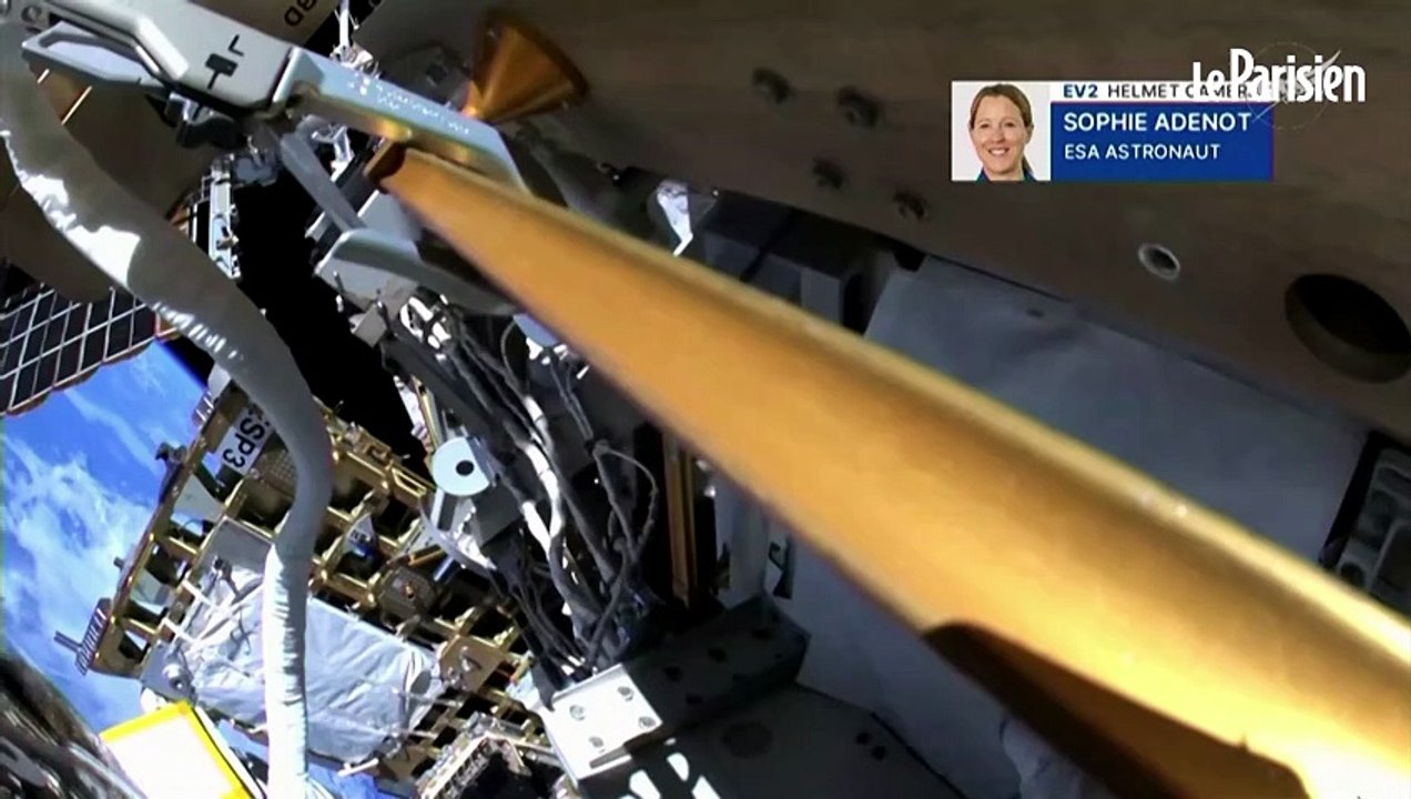 Nouvelle sortie spatiale pour Sophie Adenot aux côtés de l'Américain Anil Menon