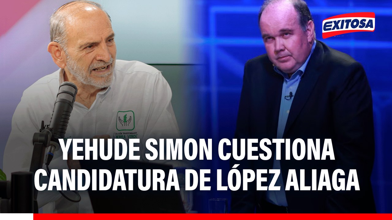 Yehude Simon cuestiona candidatura de López Aliaga a la Municpalidad de Lima: "Está faltando a la ética"