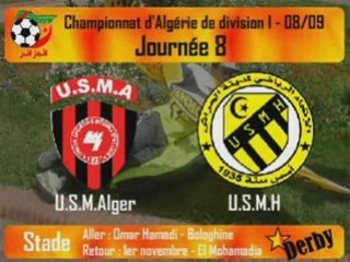 Calendrier USMH 08-09