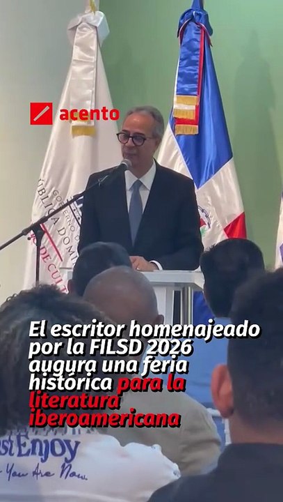 El escritor homenajeado por la FILSD 2026 augura una feria histórica para la literatura iberoamericana