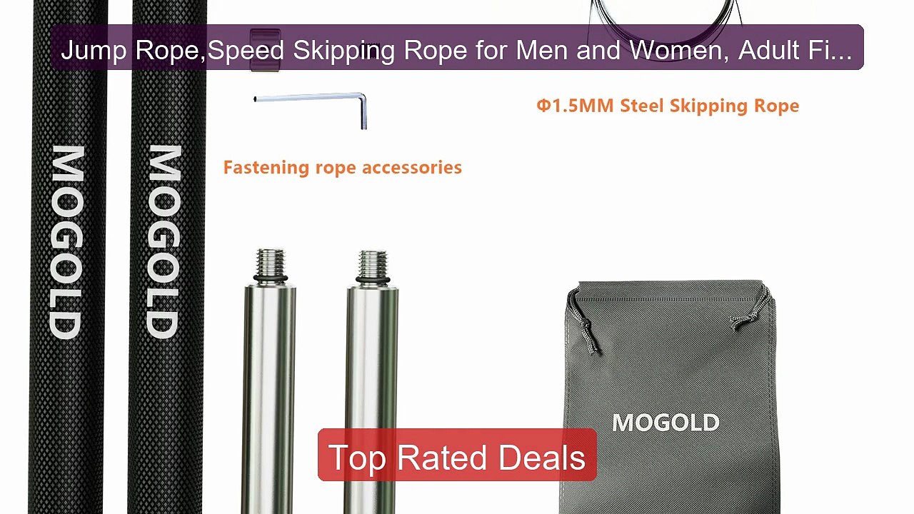 Jump Rope,Speed Skipping Rope for Men and Women...