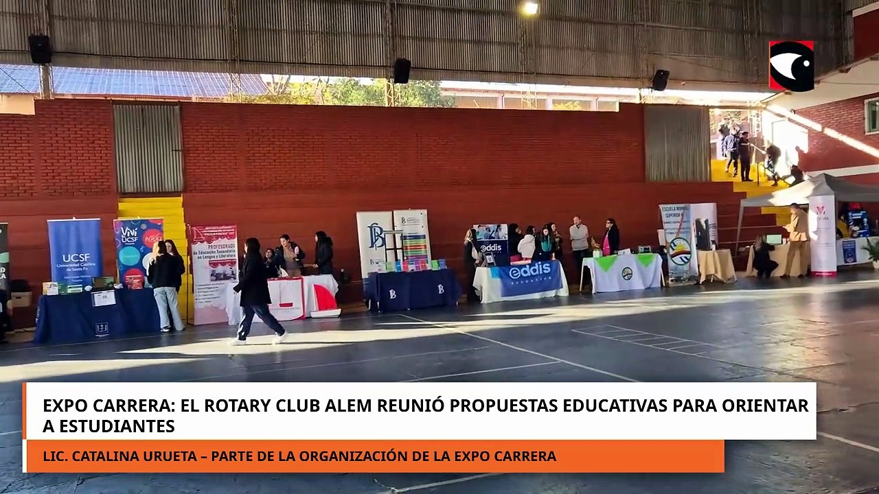 Expo Carreras: el Rotary Club Alem reunió propuestas educativas para orientar a estudiantes