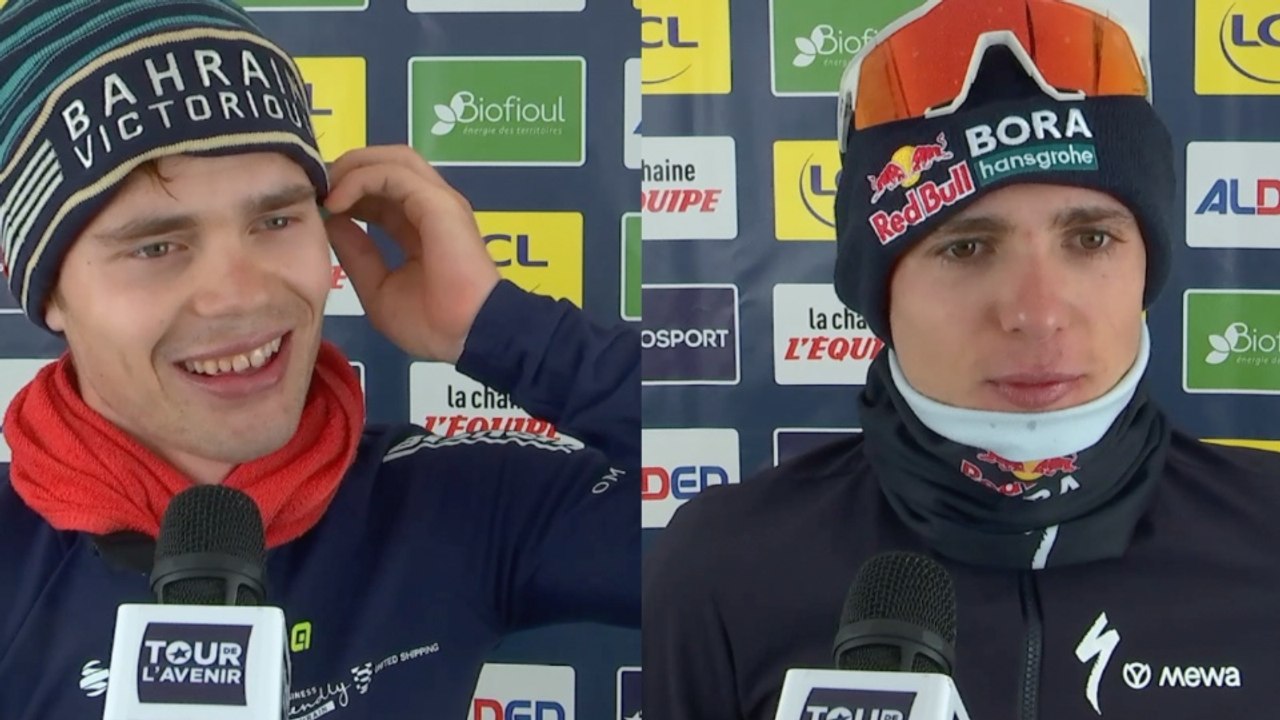 Tour de l'Avenir 2026 - Kasper Borremans et Lorenzo Finn après la 6e étape et avant la der !
