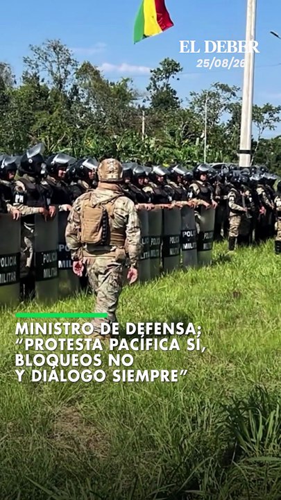 Ministro de Defensa: “Protesta pacífica sí, bloqueos no y diálogo siempre”