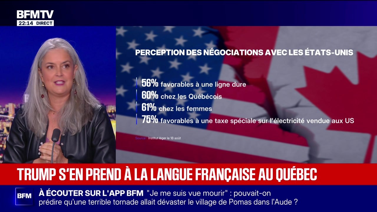 La tradition française du Québec irrite Trump - 25/08