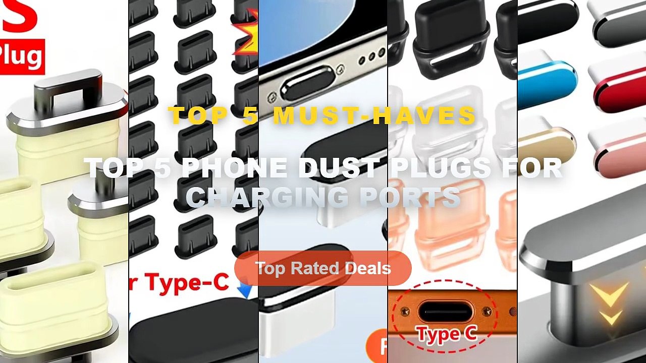 Ultimate Guide to the Best Top 5 Phone Dust Plugs For Charging Ports - 16Plus Metal Dust Plug For iPhone 16 Pro Max IPho...