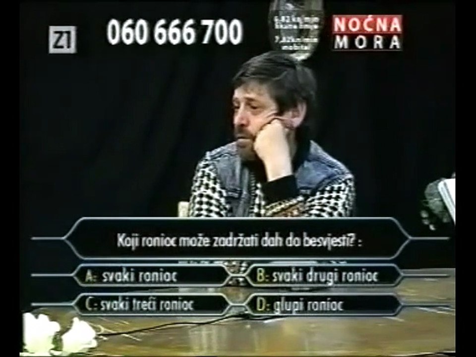 Noćna mora - Jaran Milijunaš _Koji ronioc može zadržati dah do besvjesti_