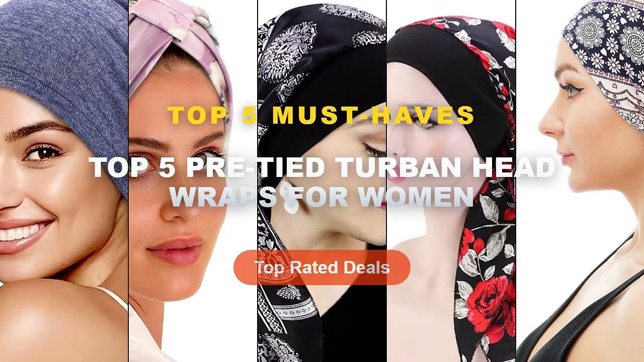 Cheap & Best Top 5 Pre-Tied Turban Head Wraps F...