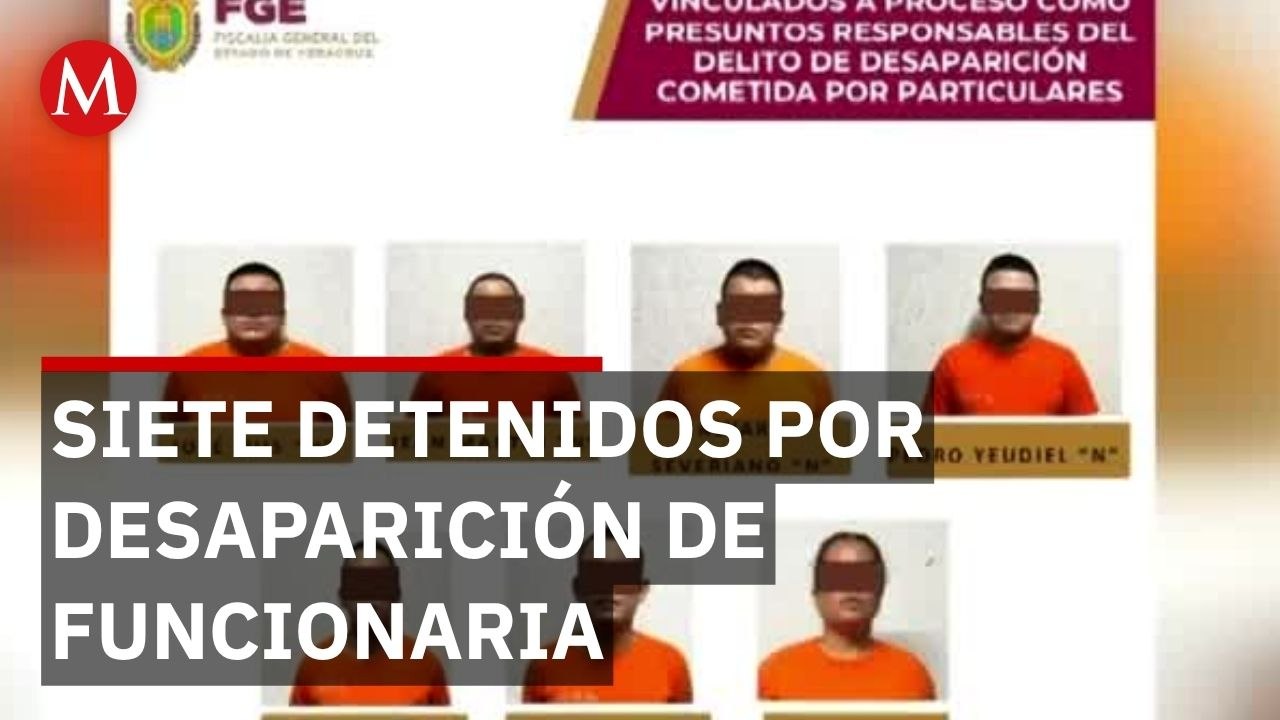 Detienen a 7 sospechosos por desaparición de funcionaria en Veracruz