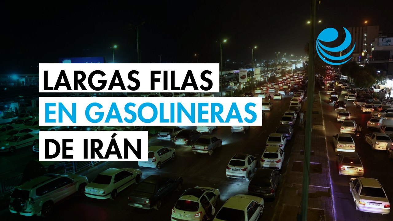Largas filas en gasolineras en Irán tras el anuncio de nuevas sanciones de EU