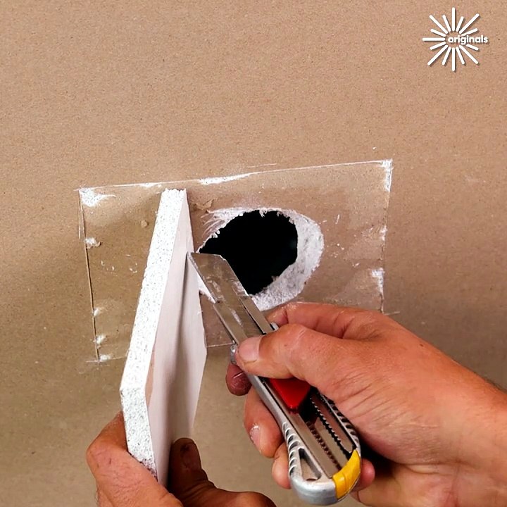 Quick DIY hack to patch up wall holes