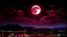 Blood Red Moon Tonight