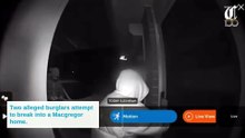 Two alleged burglars attempt to break into a Macgregor home.