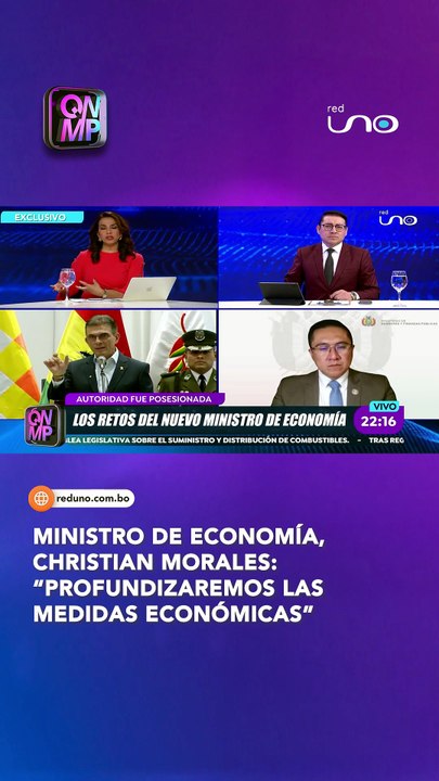 MINISTRO DE ECONOMÍA, CHRISTIAN MORALES: “PROFUNDIZAREMOS LAS MEDIDAS ECONÓMICAS”